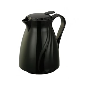 482-TNSPB06BL 20 oz Twist N’ Serv™ Carafe w/ Push Button Lid - Plastic, Black