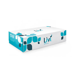 538-11513 2 ply Flat Box Facial Tissue - 8 1/3" x 8", White