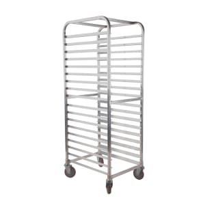 145-AL1820B 21"W 20-Sheet Pan Rack w/ 3" Bottom Load Slides