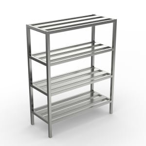 145-ALSCH60220 60" x 20" Shelving Kit for Walk-In Coolers/Backroom - (2) Levels, Aluminum