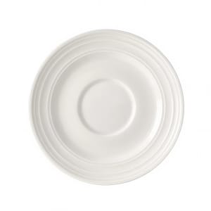 106-5309153 6 1/5" Round Melinda Saucer - Bone China, White