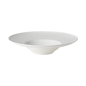 106-5312401 9" Round Callisto Deep Plate - Bone China, White