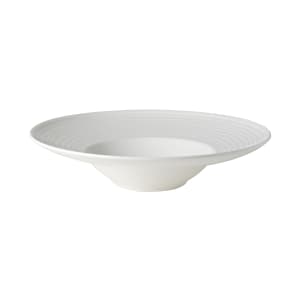 106-5312409 10" Round Callisto Deep Plate - Bone China, White
