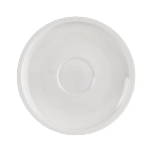 106-5312748 5 1/5" Round Gordon Espresso Saucer - Bone China, White