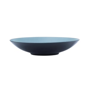 106-5302683 8 7/10" Round Canvas Deep Coupe Plate - Porcelain, Still Water