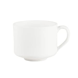 106-5315883 9 oz Gordon Coffee Cup - Bone China, White