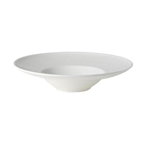 106-5312408 9" Round Callisto Deep Plate - Bone China, White