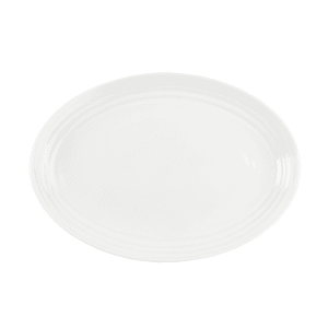 106-5316003 10" x 7 1/5" Oval Terrace Platter - Bone China, White