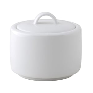 106-5321105 3 11/16" Galleria Sugar Pot - Porcelain, White