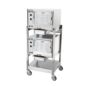 087-S32083D100DBL (6) Pan Convection Steamer - Stand, Holding Capabilty, 208v/3ph