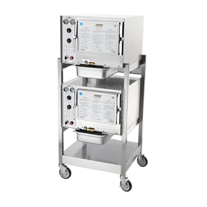 087-S32401D060DBL (6) Pan Convection Steamer - Stand, Holding Capabilty, 240v/1ph