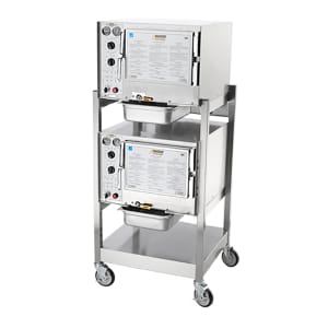 087-S32403D110DBL (6) Pan Convection Steamer - Stand, Holding Capabilty, 240v/3ph
