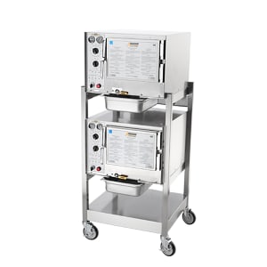 087-S34803D110DBL (6) Pan Convection Steamer - Stand, Holding Capabilty, 480v/3ph