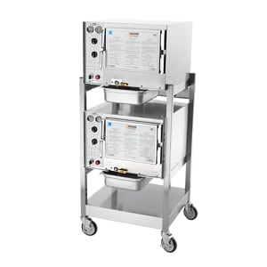 087-S34403D090DBL (6) Pan Covection Steamer - Stand, Holding Capability, 440v/3ph