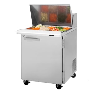 083-PST2812N 27 1/2" PRO Series Mega Top Sandwich/Salad Prep Table w/ Refrigerated Base, 115v