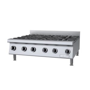 451-GTOG366NG 36" Gas Hotplate w/ (6) Burners & Manual Controls, Natural Gas