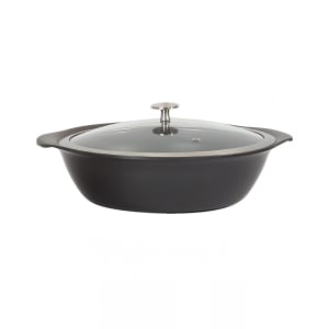 315-82588302 3 3/4 qt Casserole Pan w/ Cover - Induction Ready, Aluminum/Ceramic, Titanium
