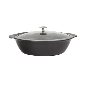 315-8258727 3 qt Casserole Pan w/ Cover - Induction Ready, Aluminum/Ceramic, Bronze