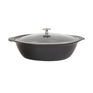 315-8258824 2 1/4 qt Casserole Pan w/ Cover - Induction Ready, Aluminum/Ceramic, Titanium