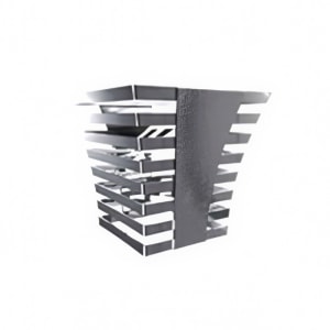 315-XC1123 Multi Level Tower Display - 9" x 6 1/2", Stainless