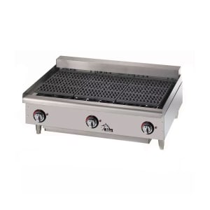 062-5136CF2401 36" Electric Charbroiler w/ Cast Iron Grates, 240v/1-3ph
