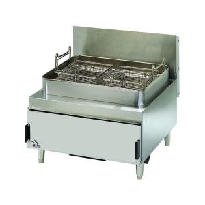 062-630FF Countertop Gas Fryer - (1) 30 lb Vat, Twin Baskets, Natural Gas