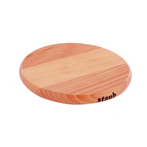 103-41190732 6" Magnetic Wooden Trivet for Cast Iron & Stainless Pans