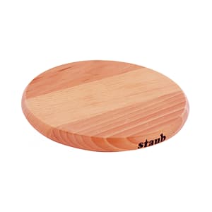 103-41190742 11 3/4" Round Magnetic Trivet, Wood