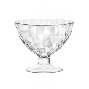706-4990Q715 7 1/2 oz Diamond Dessert Dish - Glass, Clear