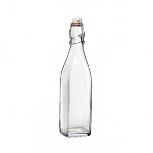 706-4953Q675 17 oz Swing Top Bottle - Glass, Clear