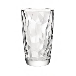 706-4990Q782 15 3/4 oz Diamond Cooler Glass, Clear