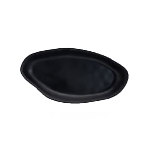 706-7000DD003 2 3/4 qt Oval Melamine  Antipasto Serving Bowl, Marisol Black