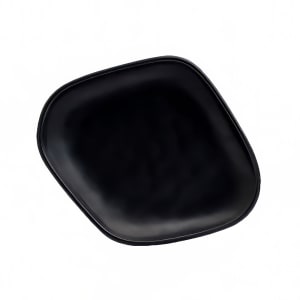 706-7000DD011 12" x 10" Rectangular Delfin Platter - Melamine, Marisol Black