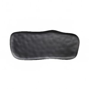 706-7000DD009 27" x 12" Oblong Delfin Sandwich Platter - Melamine, Marisol Black
