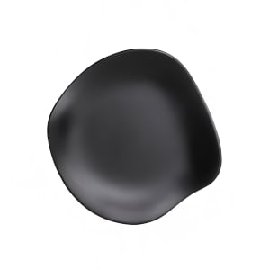 706-7000DD030 8 1/4" Round Melamine Appetizer Plate, Marisol Black