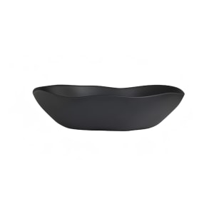 706-7000DD032 17 qt Oval Melamine Salad Bowl, Marisol Black