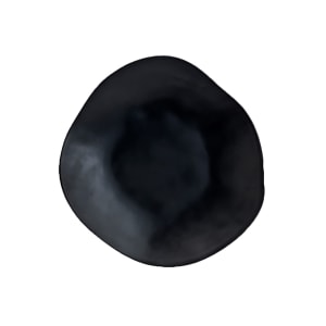706-7000DD006 15 1/2" x 15" Oval Platter - Melamine, Marisol Black
