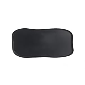 706-7000DD031 27" x 13" Rectangular Delfin Platter - Melamine, Marisol Black