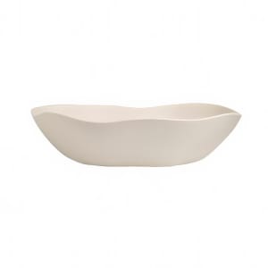 706-7002DD032 17 qt Oval Melamine Salad Bowl, Marisol Sandshell