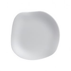 706-7008DD026 7" Round Melamine Plate, Marisol White