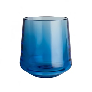 706-7032DR011 12 oz Summit Stemless Wine Glass, Plastic, Blue