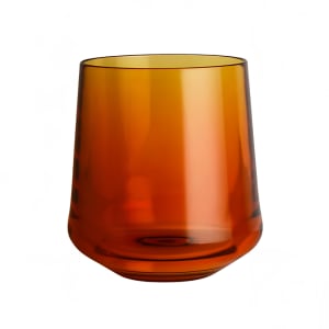 706-7042DR011 12 oz Summit Stemless Wine Glass, Plastic, Amber
