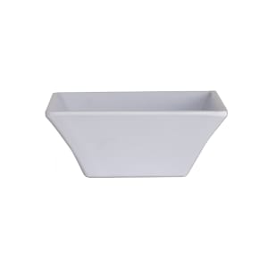 706-7064MM201 13 1/2 oz Square Melamine Bowl, Polar White