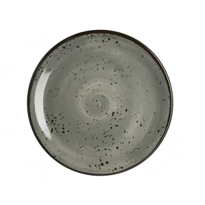 706-7065MM303 8" Round Melamine Plate, Urban Smoke