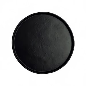 706-7181TM503 10 3/4" Round Melamine Plate, Black