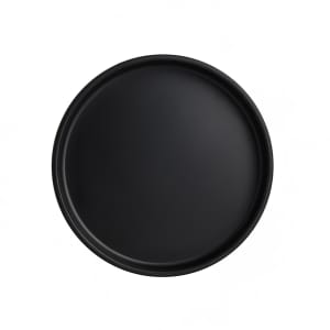 706-7181TM501 6 1/4" Round Melamine Plate, Black
