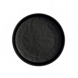 706-7181TM504 4 7/8" Round Melamine Plate, Black