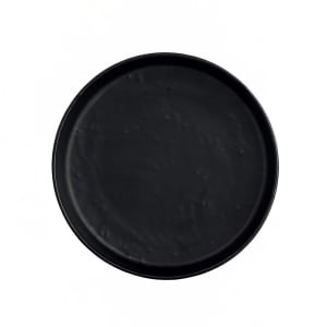 706-7181TM505 6 1/2" Round Melamine Plate, Black