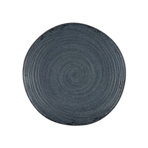 706-7184TM073 6 1/2" Round Melamine Plate, Slate