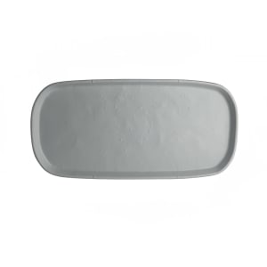 706-7182TM521 14 1/2" x 7" Oval Creations Tray - Melamine, White